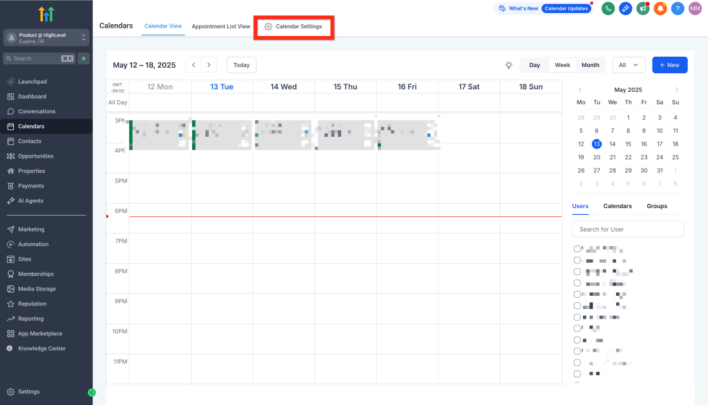 gohighlevel booking system